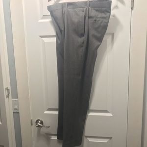 Slim Fit Grey Wool Pants 36x32 bar III